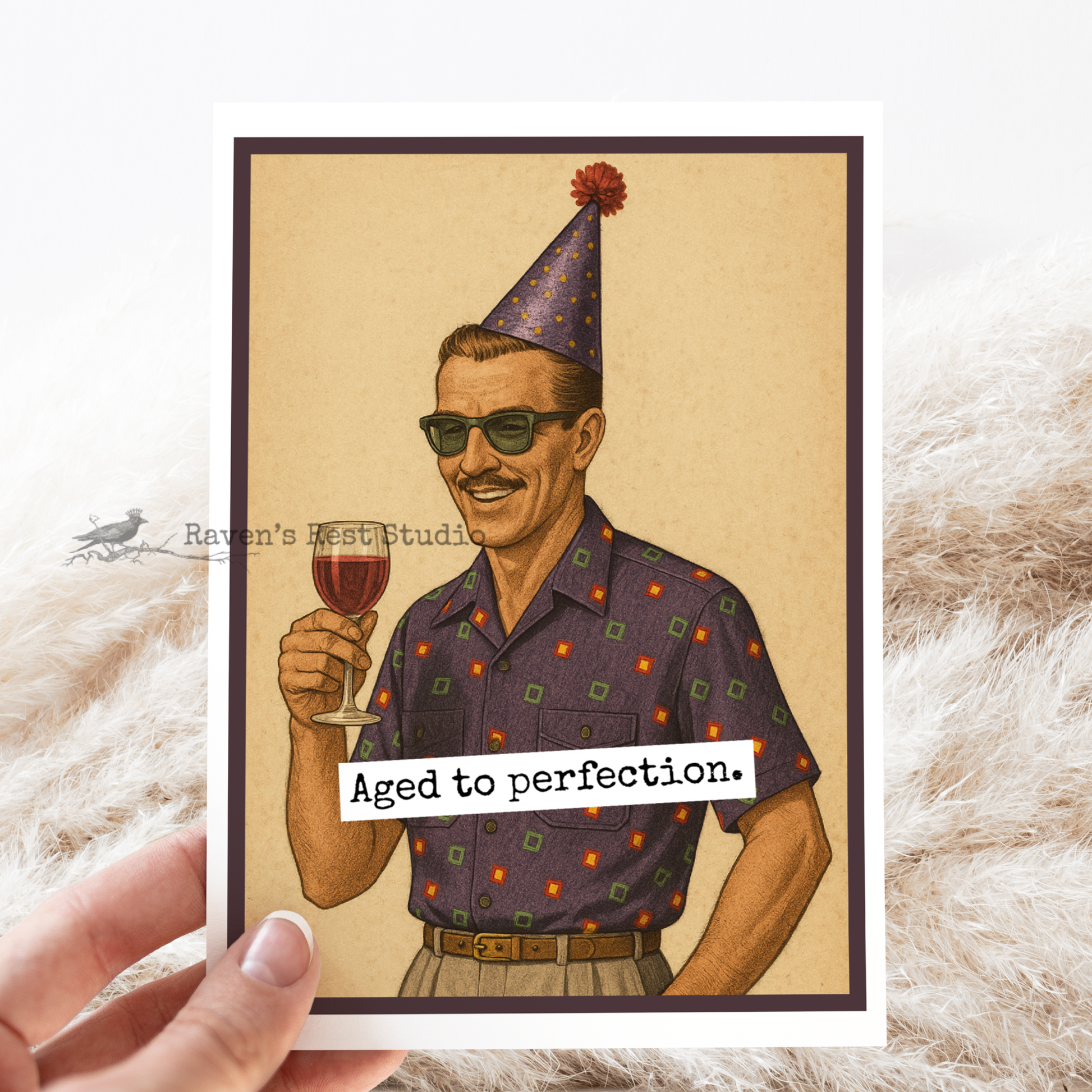Aged to Perfection Birthday Card