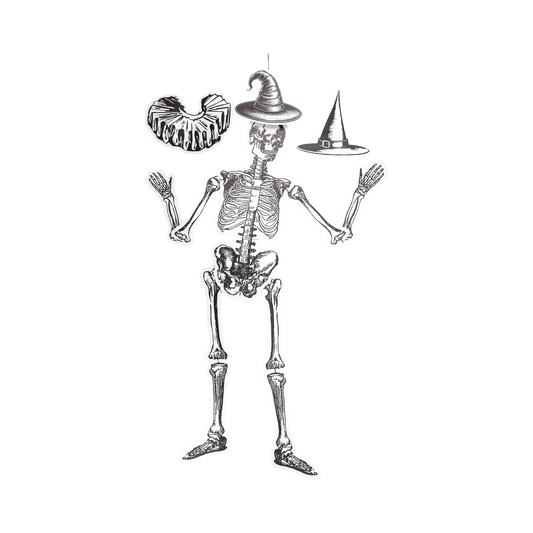 Dancing Paper Skeletons Decal