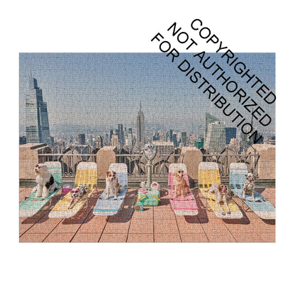 Gray Malin The Dogs of New York City 1000 Piece Puzzle