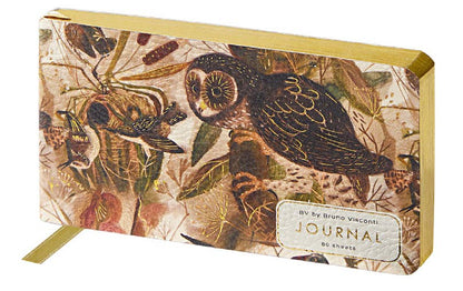 Horizontal Vegan Leather Weekly Planner (Owls)