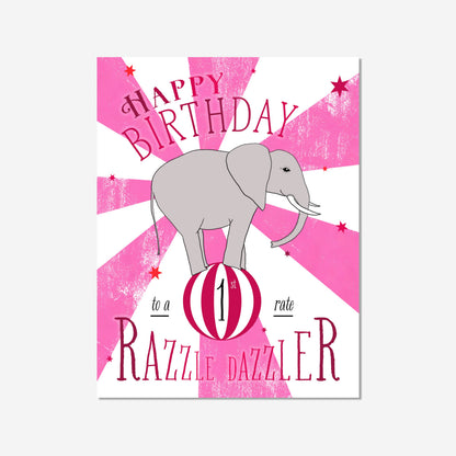 Razzle Dazzler | Illustrated Birthday Card