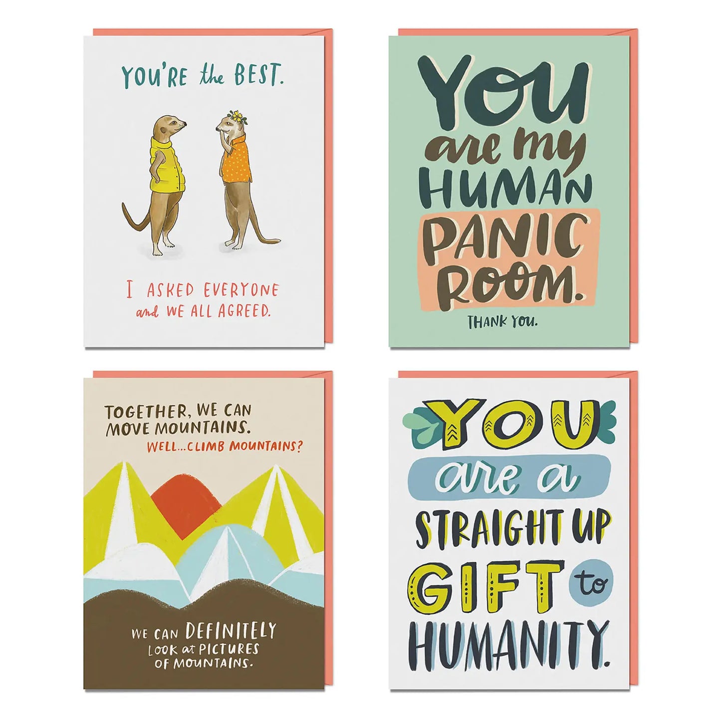 Friendship and Encouragement Cards, Box of 8 Assorted