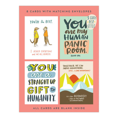 Friendship and Encouragement Cards, Box of 8 Assorted