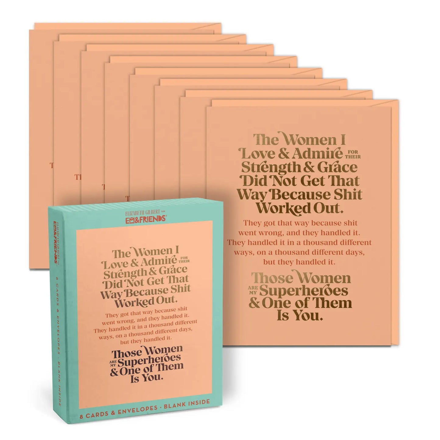 Elizabeth Gilbert Women I Love & Admire Encouragement Cards (Box of 8)