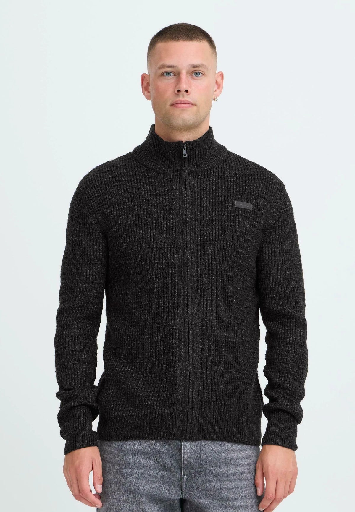Bhpattix Zip Cardigan - Charcoal Grey