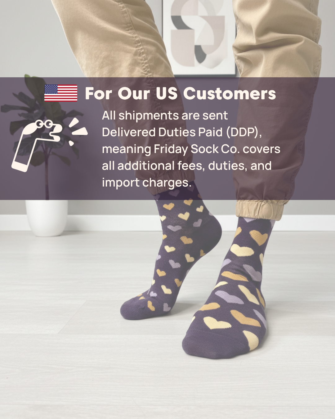 Men's Golf Swing & Putt Mid-Calf Socks