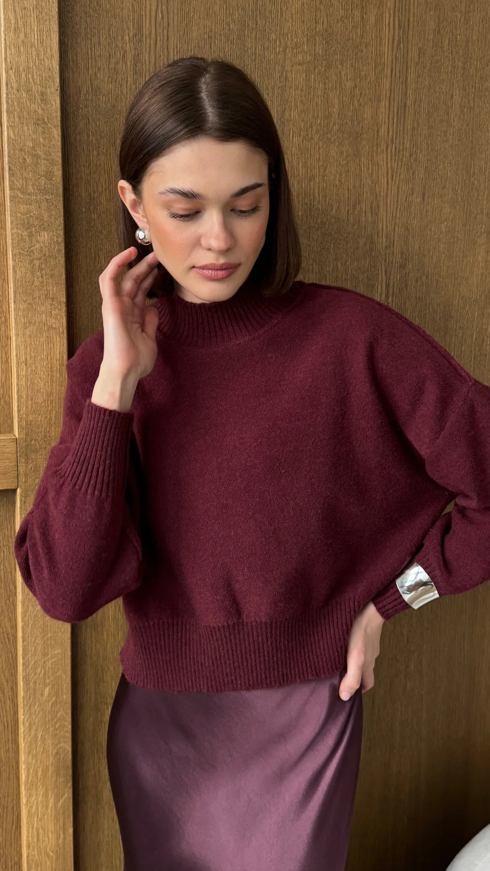 Lottie Sweater (Burgundy)