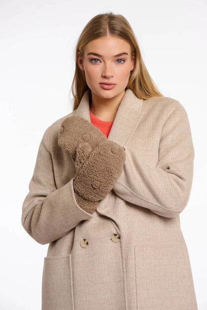 Aleida Teddy Gloves (Toffee)