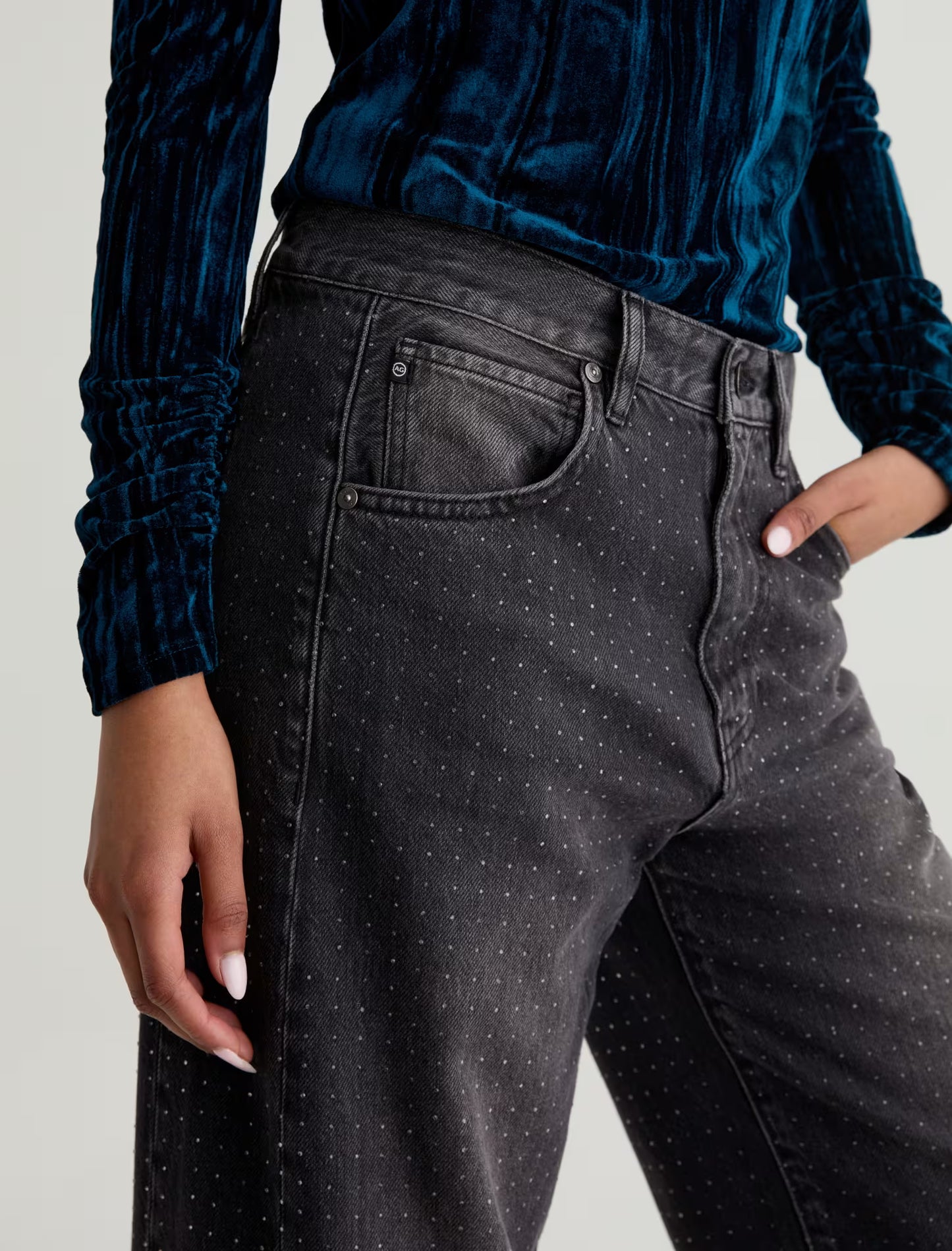 AG Hattie High Rise Barrel (Star Light)