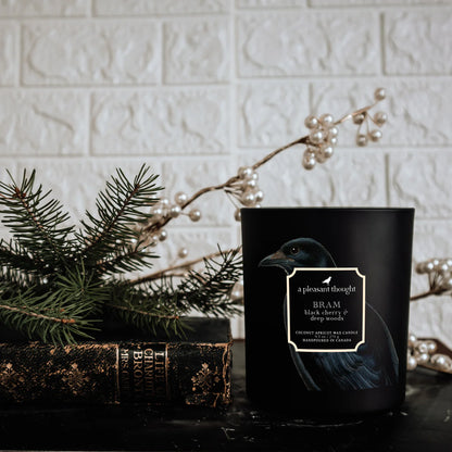 Bram Candle (Black Cherry & Deep Wood)
