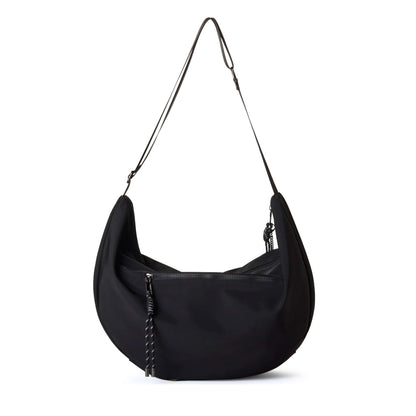 Chloe XL Nylon Crossbody (Black)