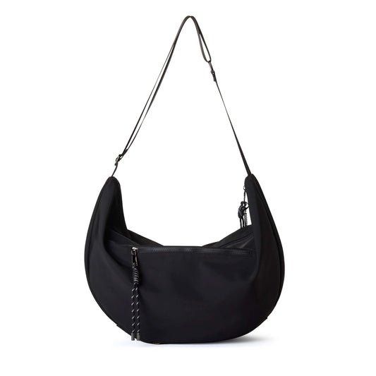 Chloe XL Nylon Crossbody (Black)