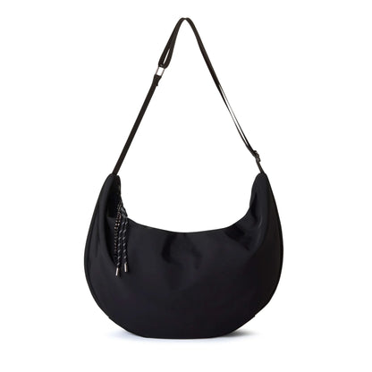 Chloe XL Nylon Crossbody (Black)