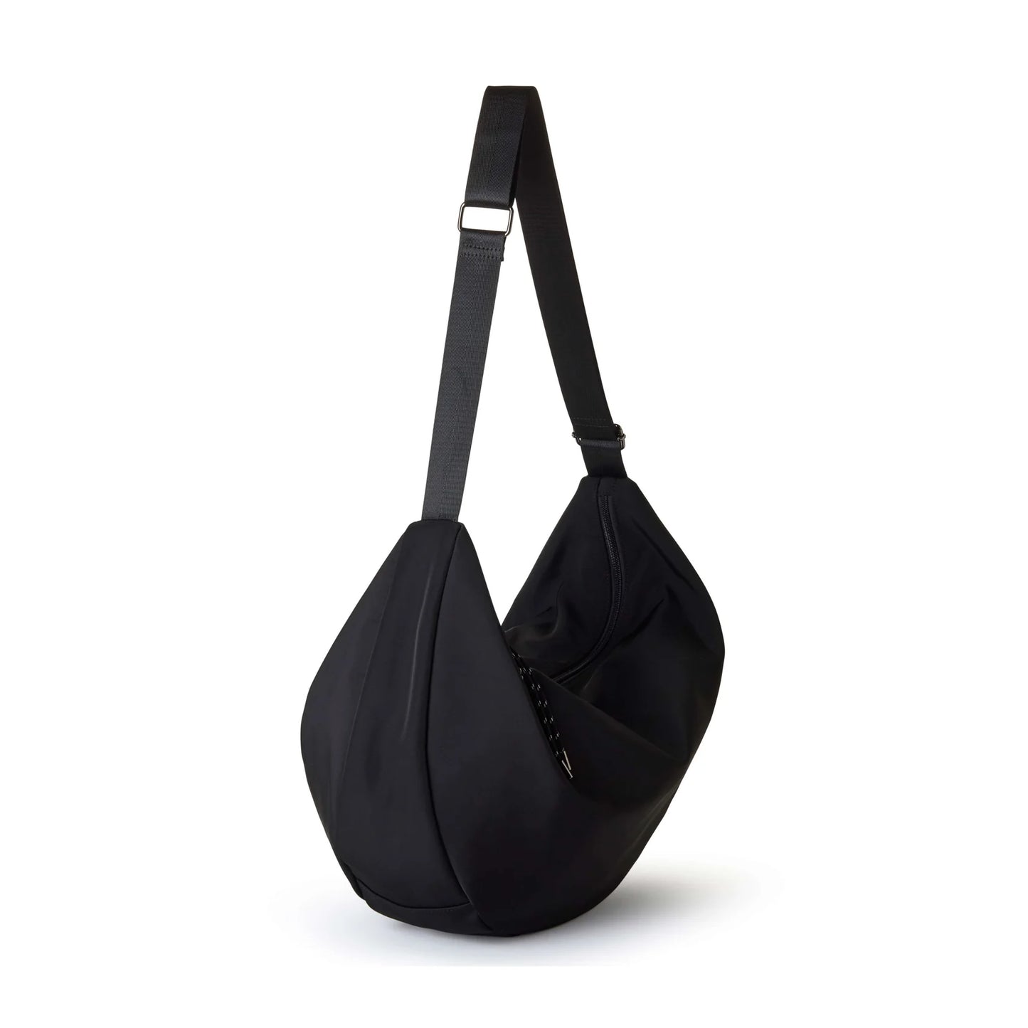 Chloe XL Nylon Crossbody (Black)