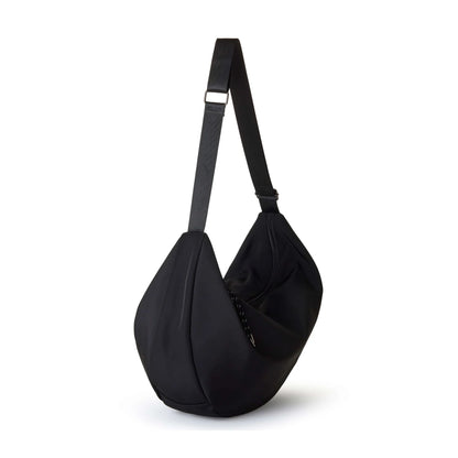 Chloe XL Nylon Crossbody (Black)
