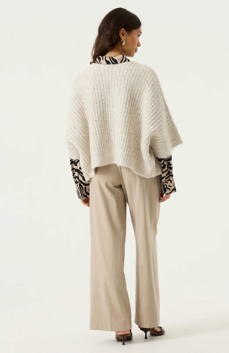 Hazel Open Cardigan (Sand Melee)