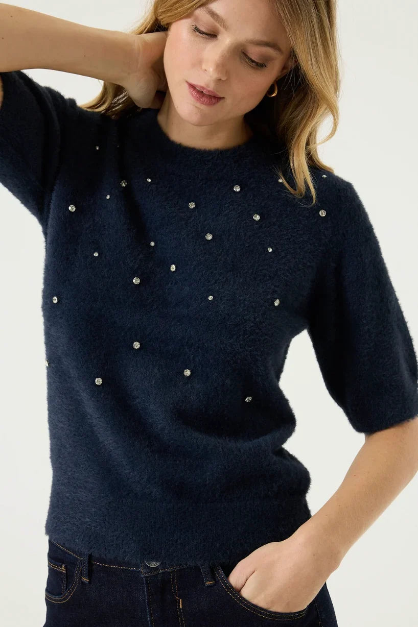 Bey Sweater (Sapphire Mist)