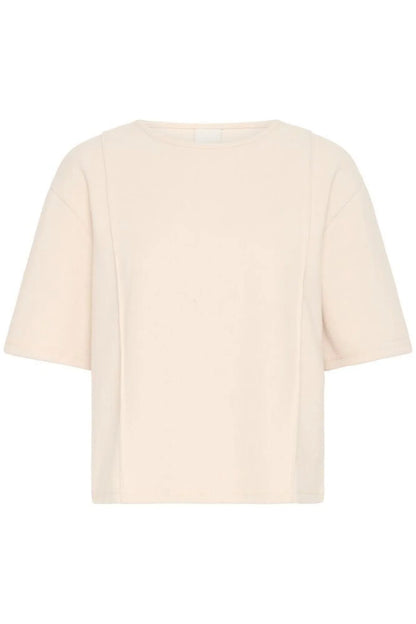 Ihnesleya Short Sleeve Sweater (Cream)
