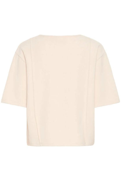 Ihnesleya Short Sleeve Sweater (Cream)