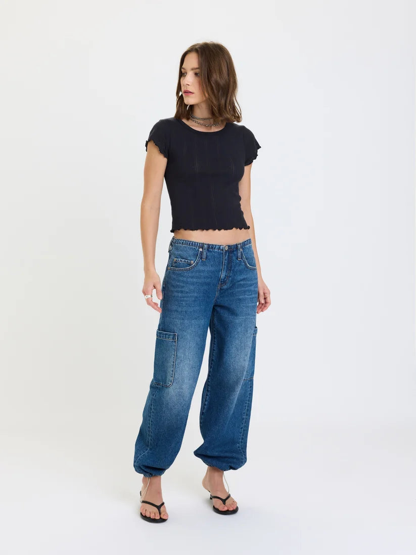 Mirage Mid Rise Cargo Harem (Snap) (Pre-Order)