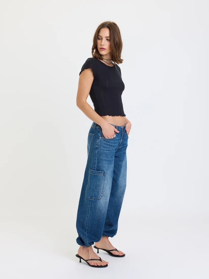 Mirage Mid Rise Cargo Harem (Snap) (Pre-Order)