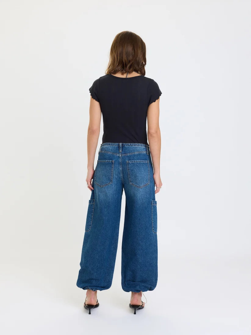Mirage Mid Rise Cargo Harem (Snap) (Pre-Order)
