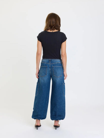 Mirage Mid Rise Cargo Harem (Snap) (Pre-Order)