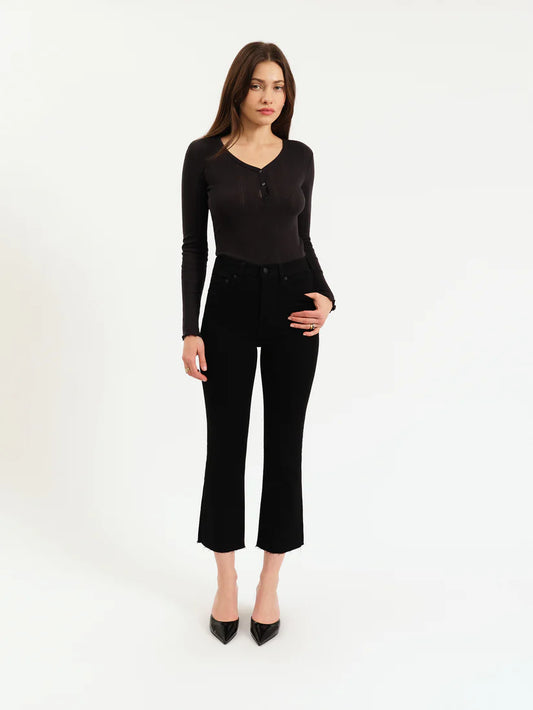 DAZE Shy Girl High Rise Crop Flare (After Party)