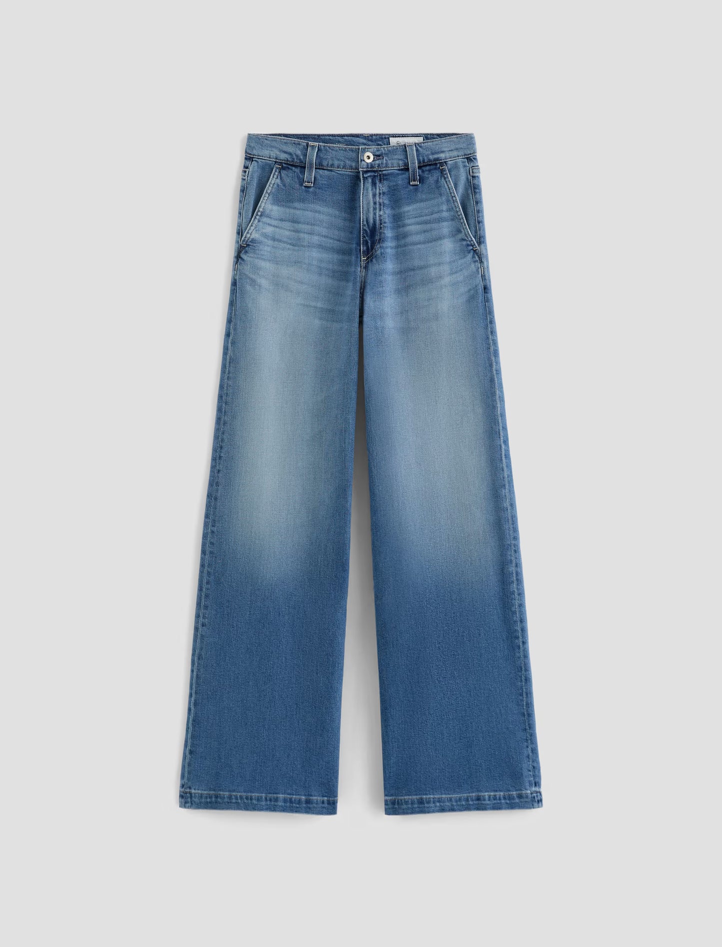 AG Stella Low Slung Palazzo Jeans (Nautical Mile)