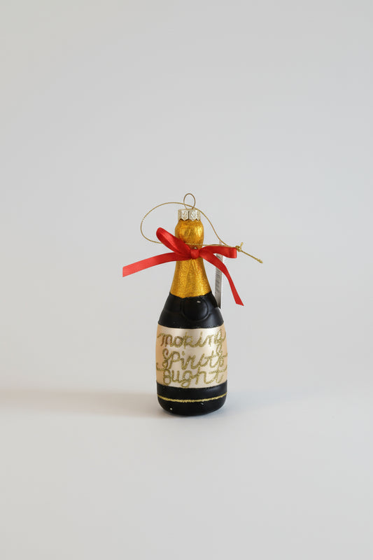 Champagne Bottle With Bow