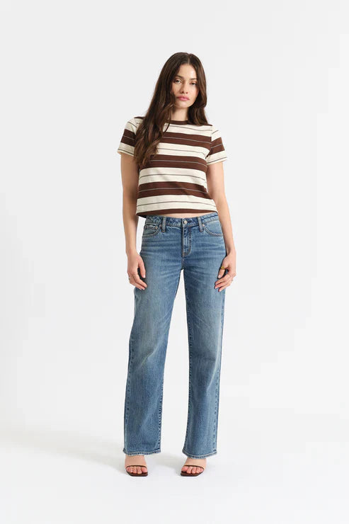 DAZE Keeper Jeans Low Rise Straight (Heart Beat Vintage)