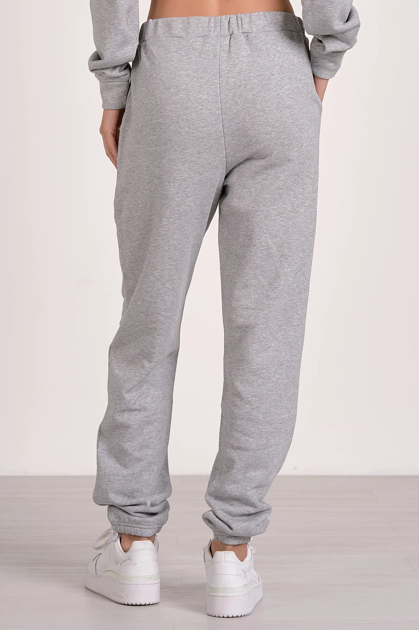 Heart Fleece Jogger (Grey)