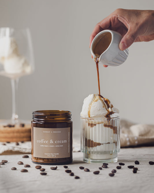 Coffee & Cream Candle by Forest & Brooks