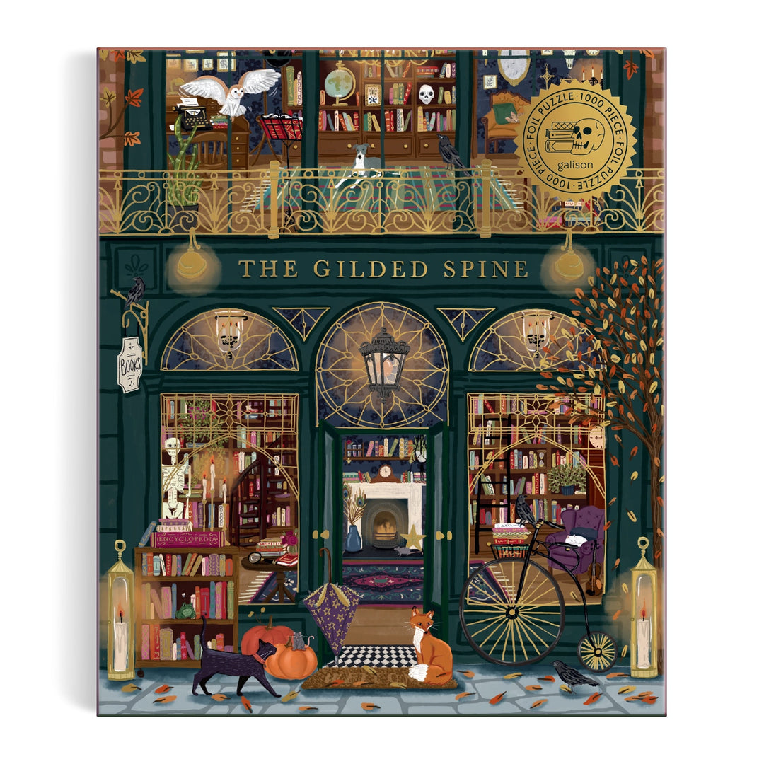 The Gilded Spine 1000-Piece Foil Puzzle - image 2