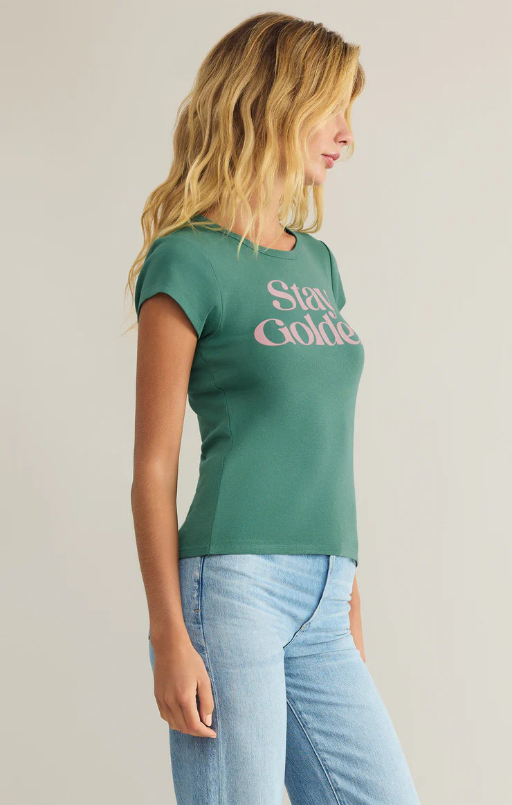 Stay Golden Tee (Green)