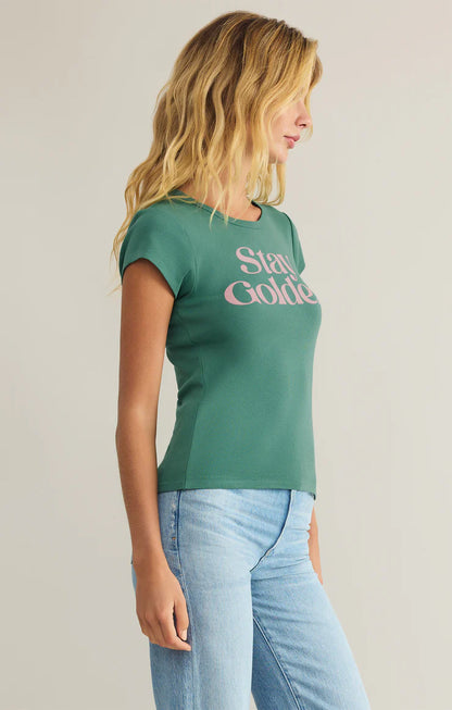 Stay Golden Tee (Green)