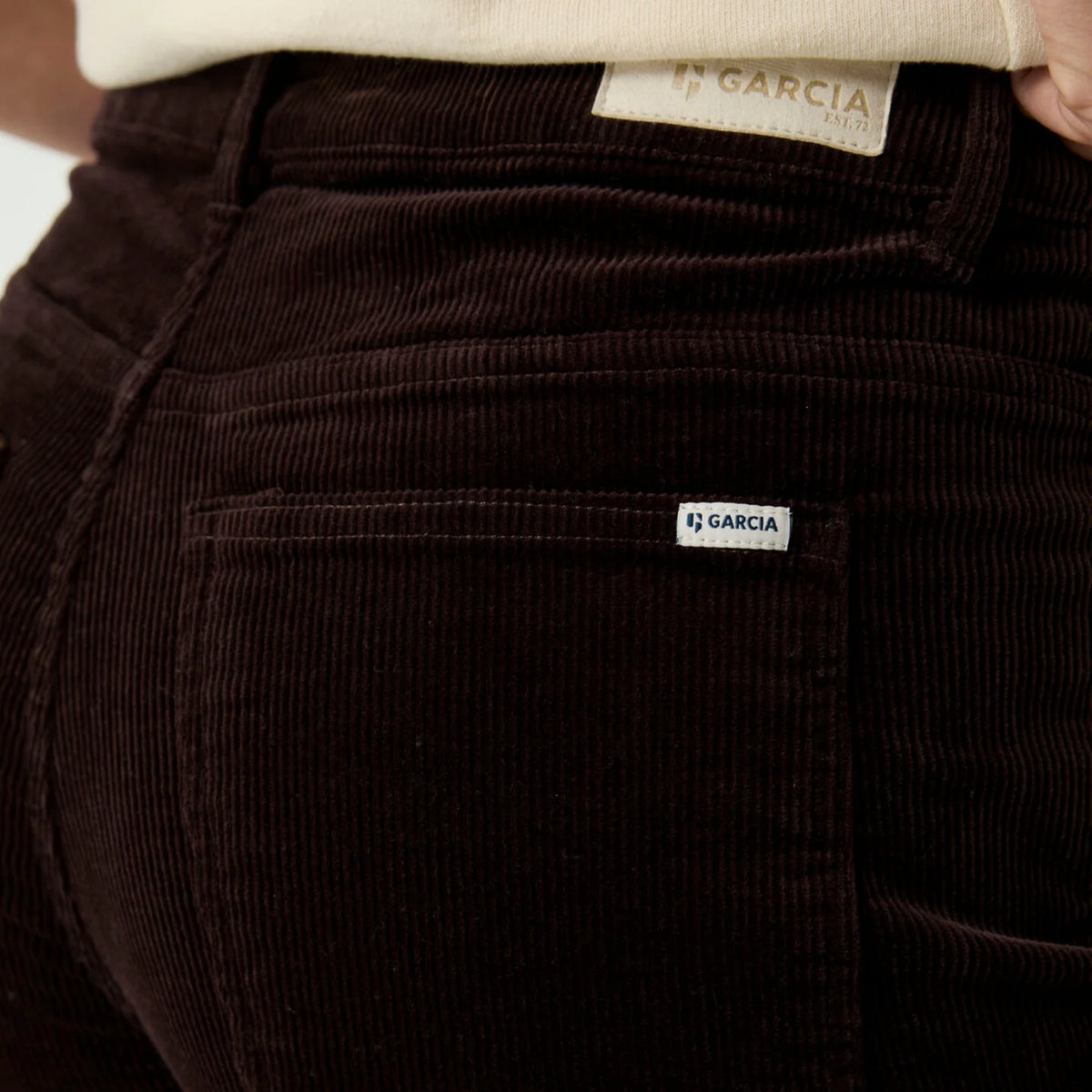 Celia Wide Leg Corduroy Jeans (Espresso)
