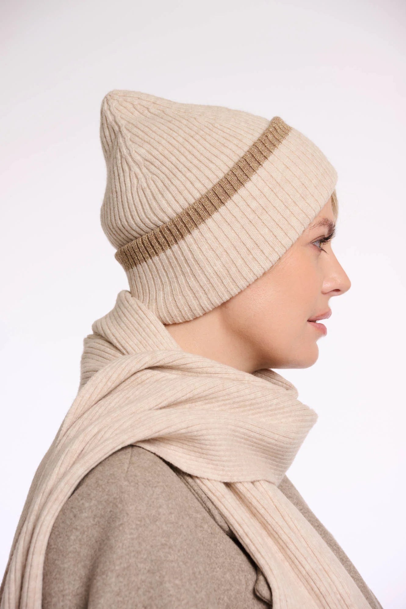 Ingrid Beanie (Birch Melange)