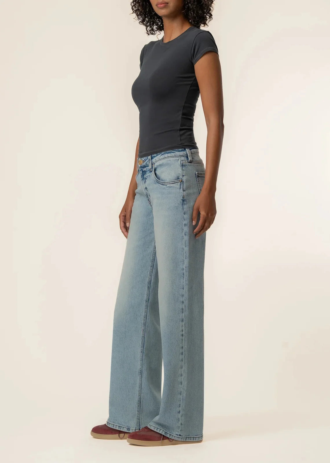 Selena Baggy Low Rise Straight Leg (Enthusiastic)