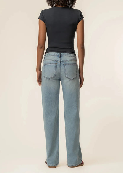 Selena Baggy Low Rise Straight Leg (Enthusiastic)