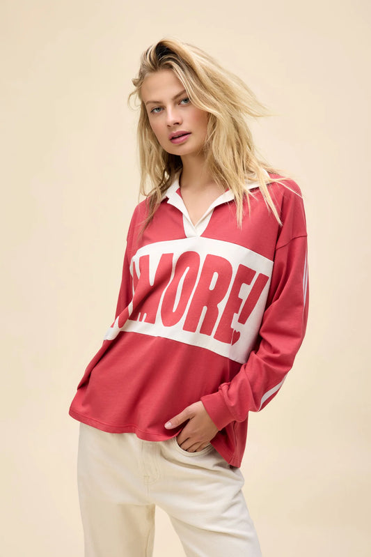 Daydreamer Rugby Long Sleeve (Scarlet)