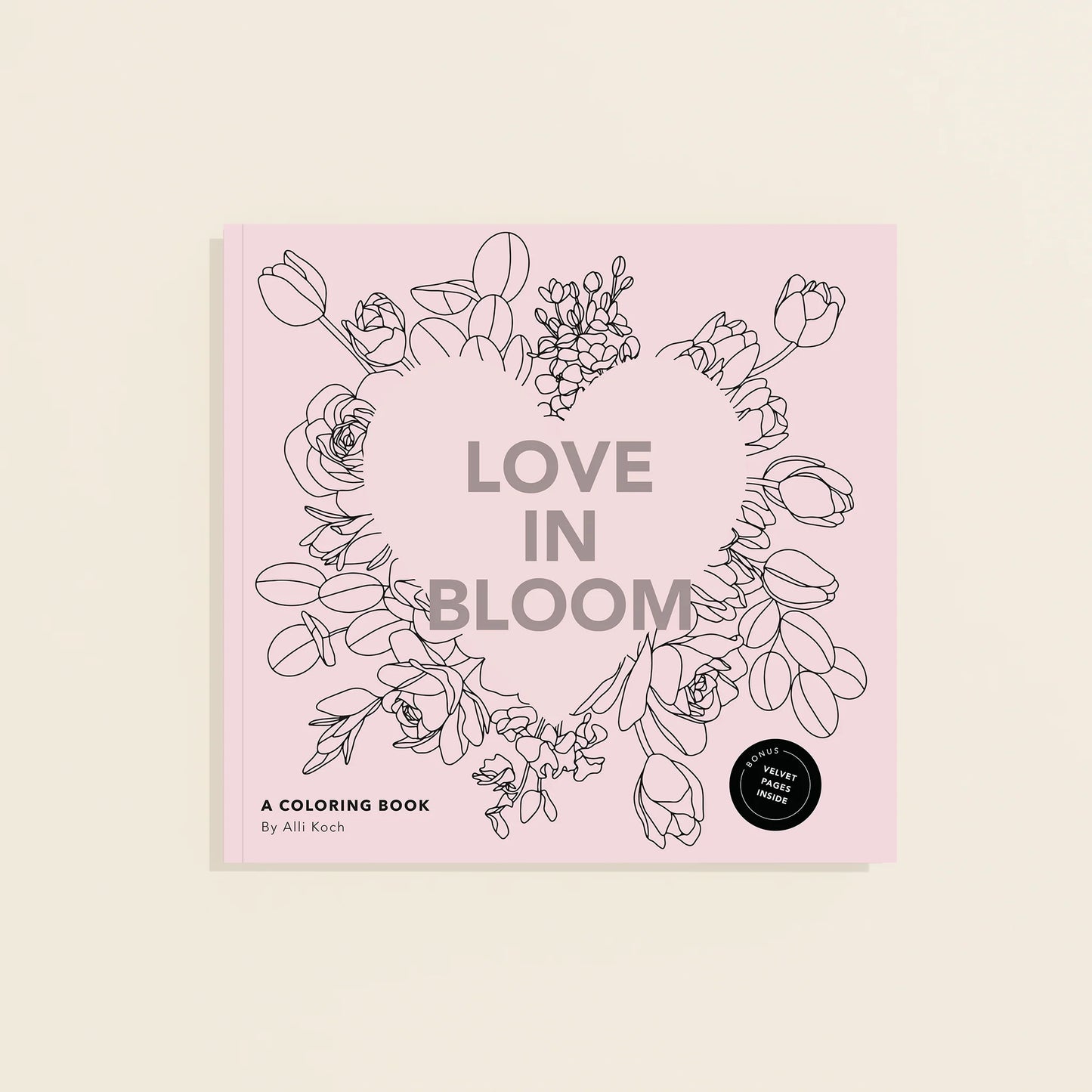 Love in Bloom Colouring Book