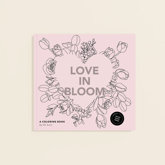 Love in Bloom Colouring Book