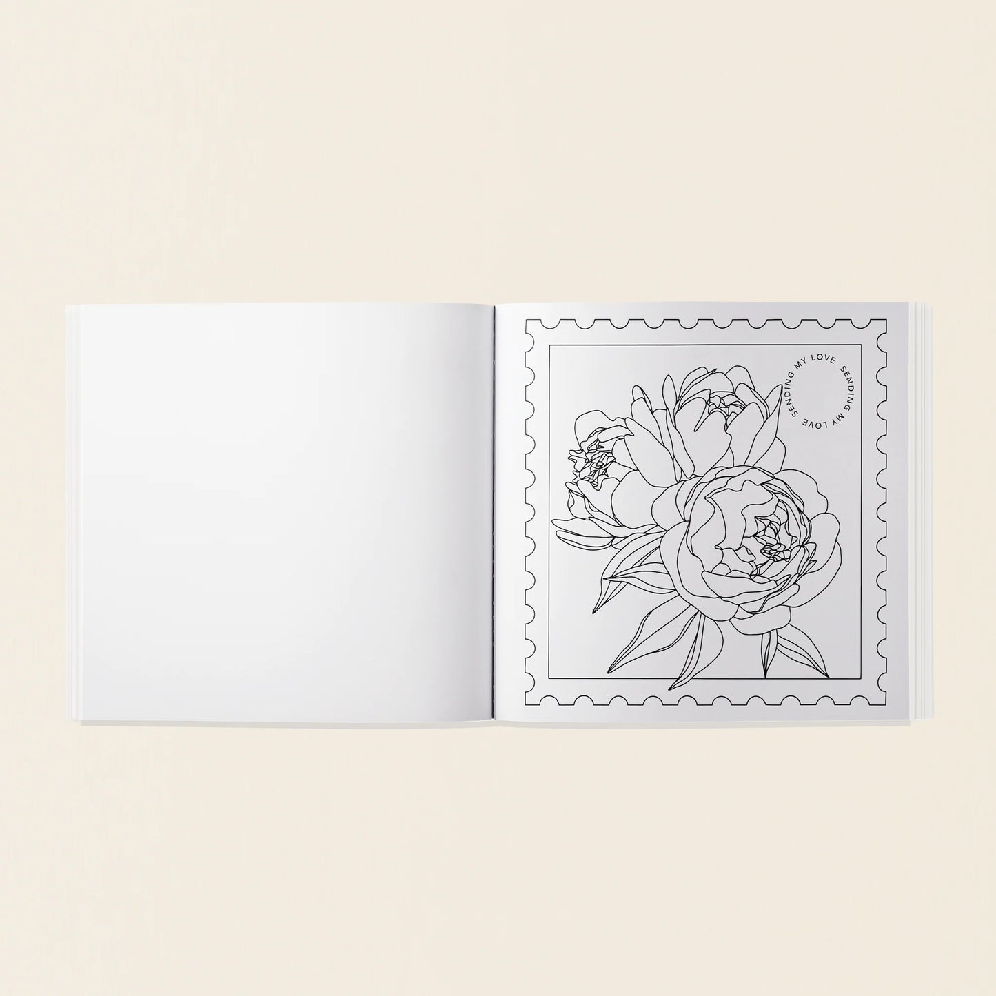 Love in Bloom Colouring Book