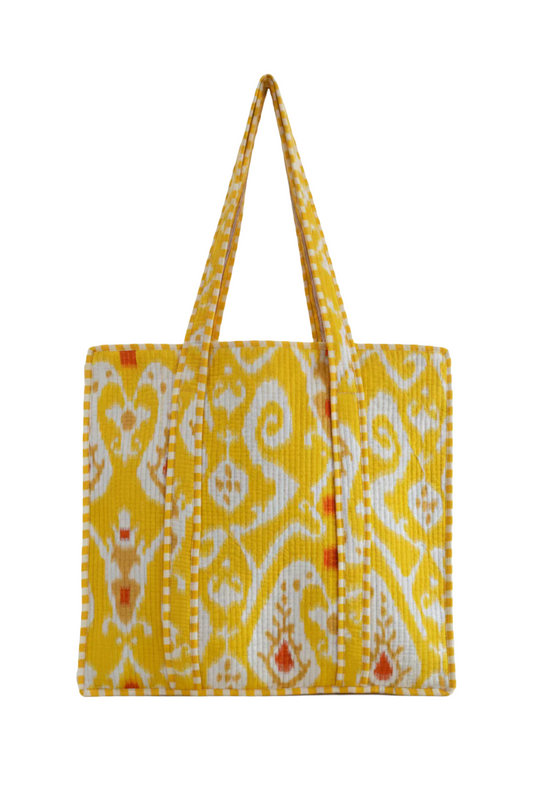 Quilted Tote (Yellow)
