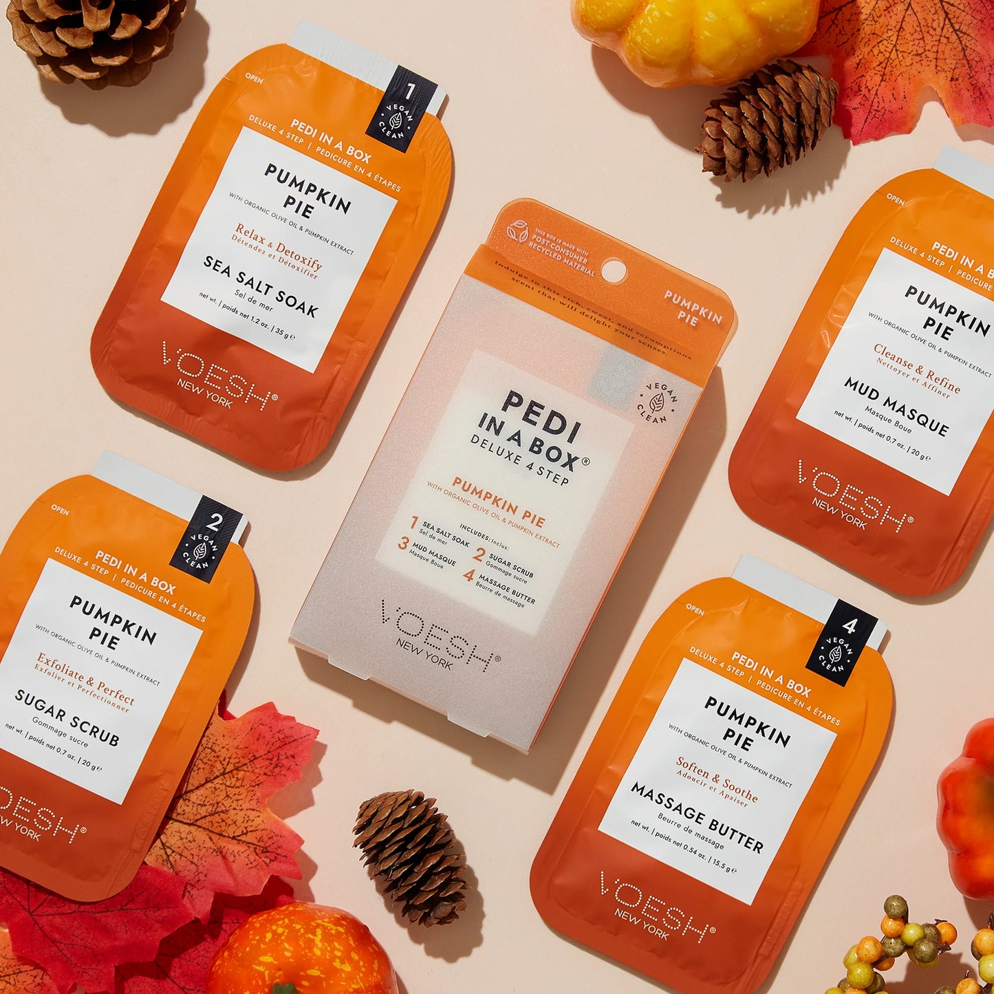 4-Step Pedi Kit (Pumpkin)