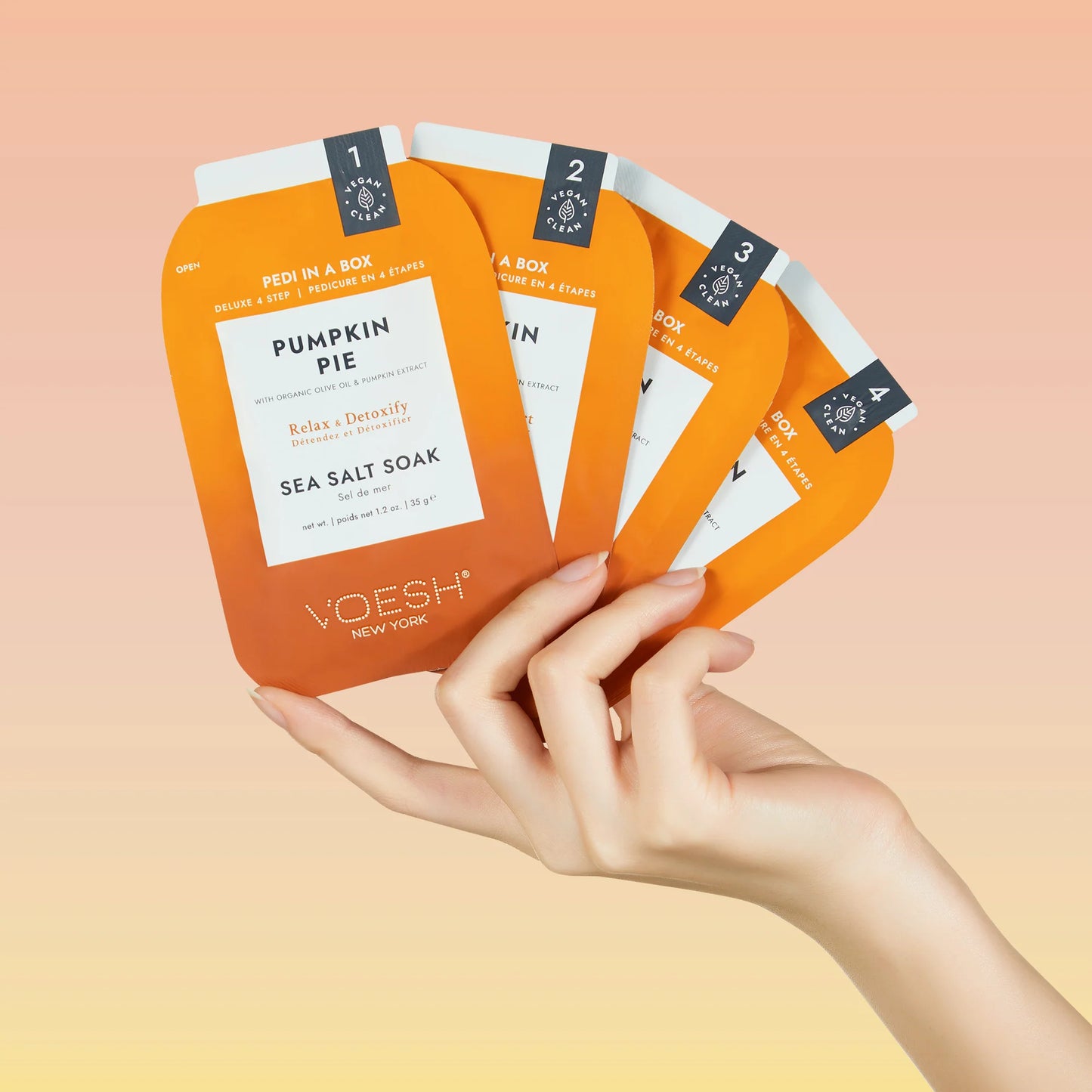 4-Step Pedi Kit (Pumpkin)