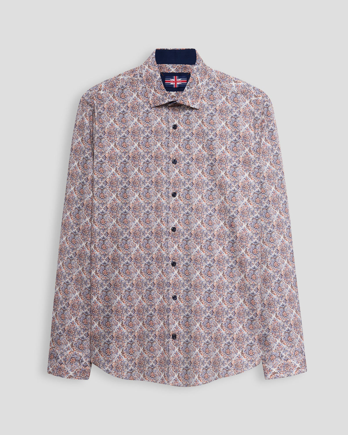Scott Long Sleeve Shirt Multi Ornamental Paisley