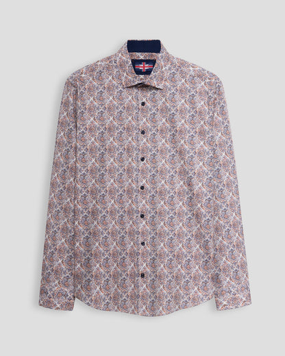 Scott Long Sleeve Shirt Multi Ornamental Paisley