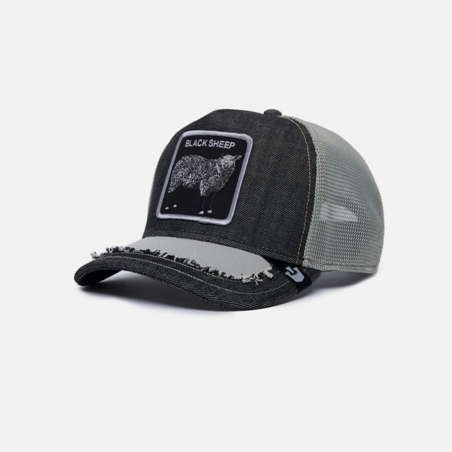 Goorin Bros Silky Sheep {Black Sheep} Trucker Hat (Black)